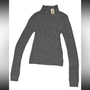 Hollister VTG Y2K Rare NWT Wool blend Turtle Neck Fitted Elena Bella sweater L/G